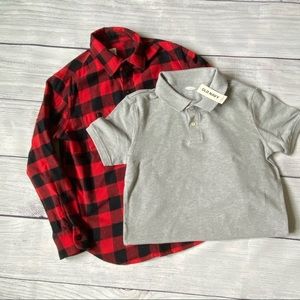 Boys Dressy Tops - Medium (8)